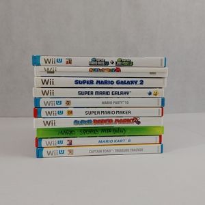 Wii Nintendo Super Mario Lot